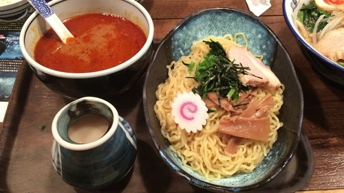 「辛つけそば」@大雪軒 新百合ヶ丘VIVRE店の写真