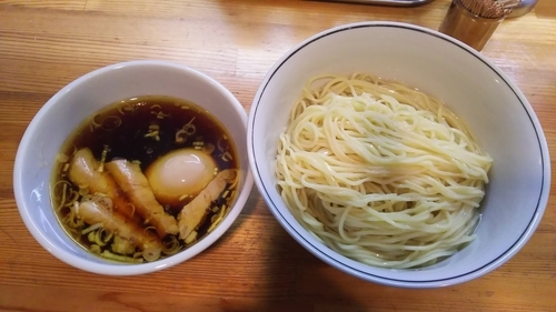「味玉醤油つけ麺」@麺屋 彩香の写真