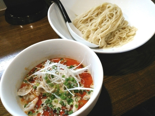 「【限定】ピリ辛冷しゃぶつけ麺￥850」@麺.SUZUKiの写真