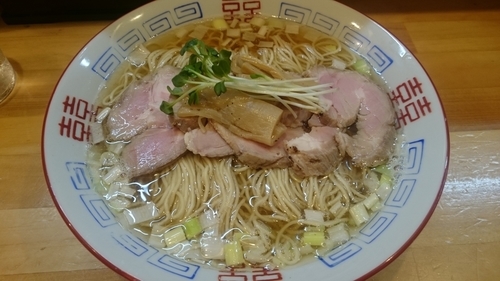 「チャーシュー煮干そば（1,000円）＋大盛り（100円）」@中華そば シンジョーの写真