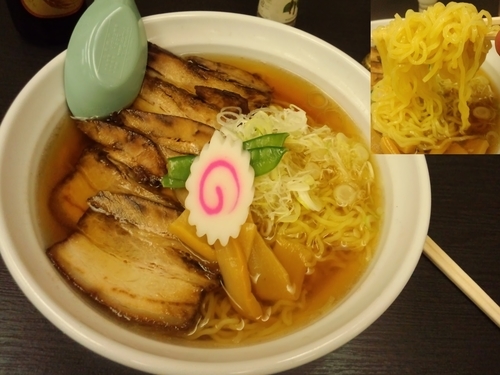 「チャーシュー麺大盛」@湯殿館の写真