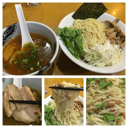 「限定 淡麗塩つけ麺 納豆入りver. 800円」@麺屋 扇 SENの写真