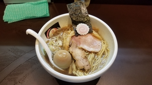 「味玉にぼしそば」@おおぜき中華そば店の写真