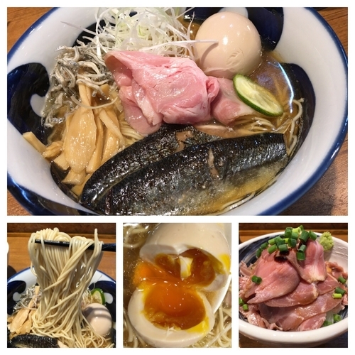 「限定30食 秋刀魚とじゃこの和風ら〜めん 880円」@寿製麺よしかわ 川越店の写真