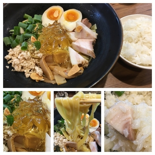 「限定 冷やしまぜSOBA＋半ライス」@麺家 Shumen Doushiの写真