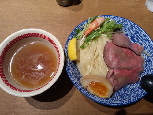 「蟹つけ麺」@無添加ラーメン専門 だしと麺の写真