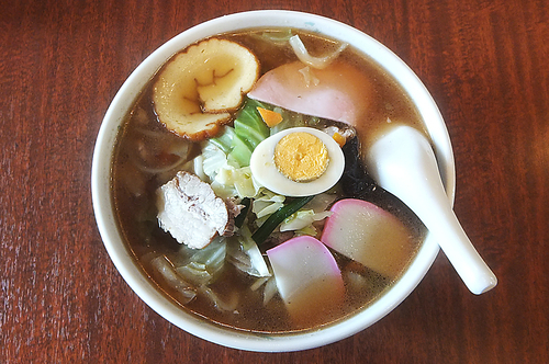 「五目そば(大盛り)」@栄楽飯店の写真