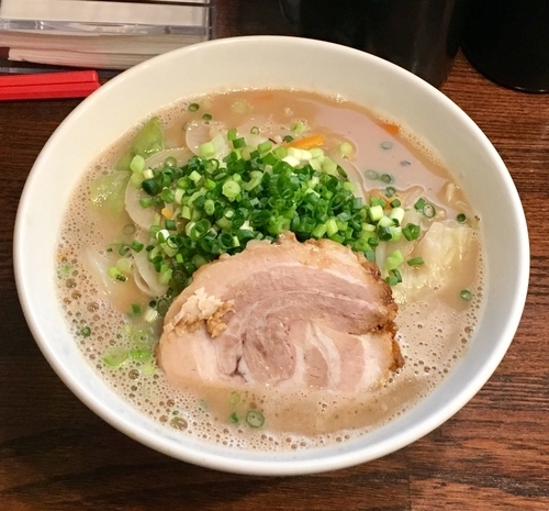 「緑ムギコ チャンポン風 1000円」@博多ラーメン ムギコの写真