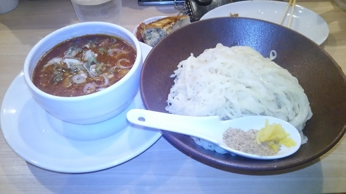 「辛つけ麺」@しょうがラーメン七の庫の写真