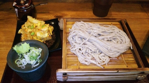 「天もりそば」@嵯峨谷 神保町店の写真