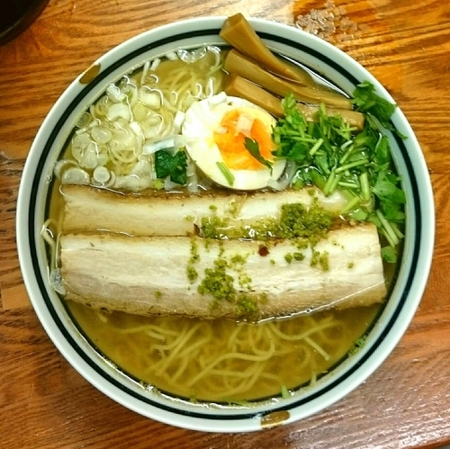 「和風柚子柳麺 大盛」@麺屋ひょっとこの写真