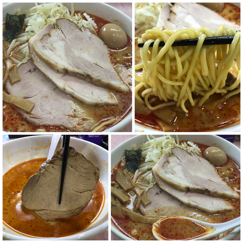 「野菜チャーシュー麺 1120円 坦々麺に変更50円」@所沢大勝軒の写真