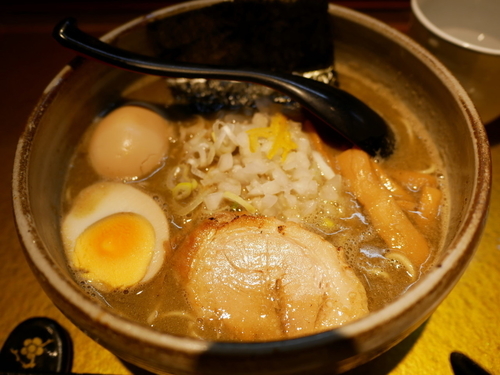 「限定 煮干しそば極み＋サービス味玉」@麺屋 音の写真