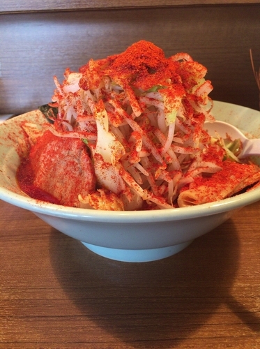 「からふとラーメン野菜 辛さ4倍」@麺通の写真