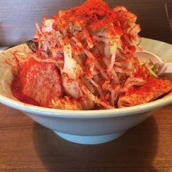 からふとラーメン野菜 辛さ4倍