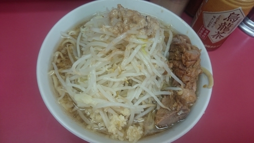 「小ニンニク少なめ脂」@ラーメン二郎 小岩店の写真