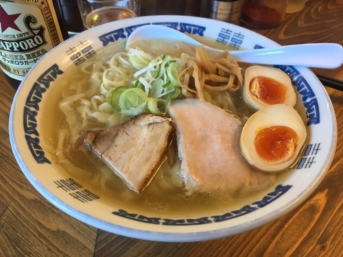 「味玉ラーメン（塩）」@くじら食堂の写真