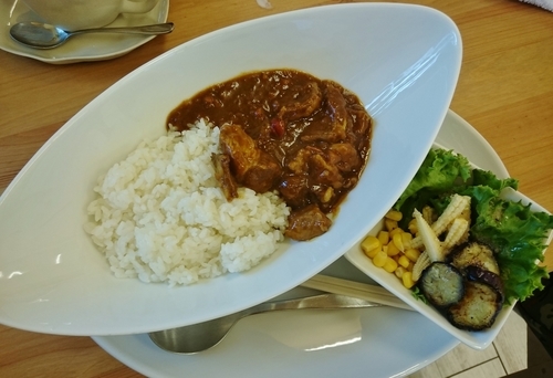 「牛すじカレー　850円」@FUJI CAFEの写真