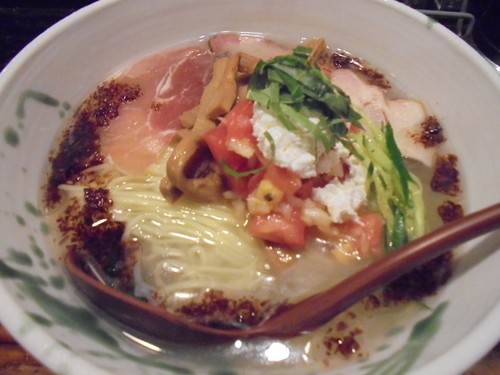 「【限定】冷やしラーメン鶏塩　９３０円」@G麺7の写真