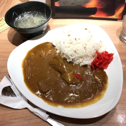 「牛タン カレーセット」@仙台牛タン炭火焼 杜の写真