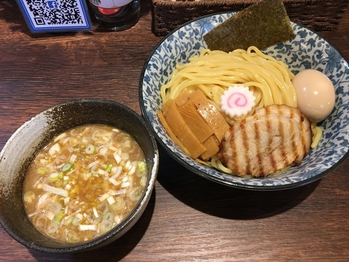 「冷やしつけ麺 800円 味玉 100円」@麺処はなぶさの写真