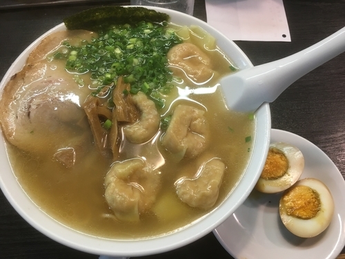 「雲呑麺1000円、味玉100円」@支那そば屋 こうやの写真