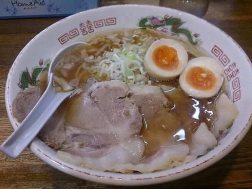 「朝 味玉チャーシューメン」@らあめん 寸八 総本店の写真