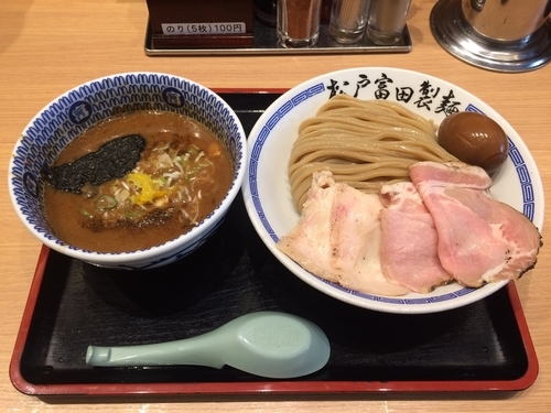 「濃厚特製つけ麺(220g) 1100円」@松戸富田製麺 ららぽーとTOKYO-BAY店の写真