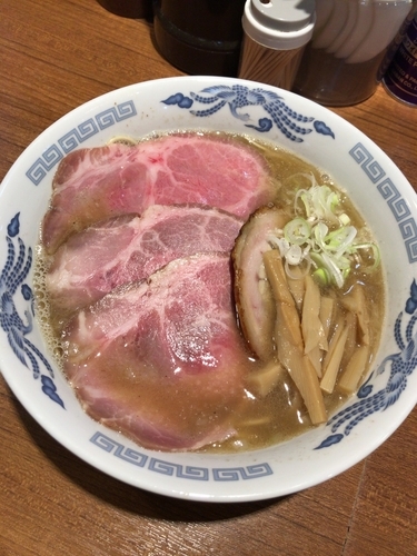 「【限定】豚✖️生魚あら炊き肉そば 880円」@寿製麺よしかわ 川越店の写真