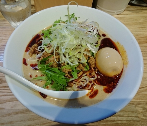 「冷やし担々麺＋味玉(限定)  950円」@らーめん 改の写真
