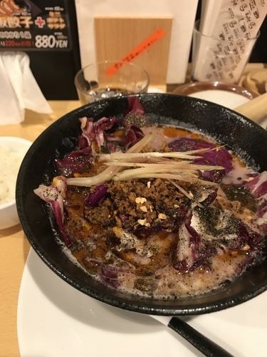 「パープル担々麺」@Tokyo担々麺RAINBOWの写真