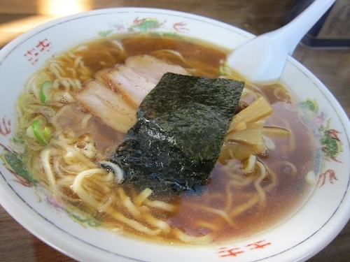 「醤油太麺」@中華そば マル真の写真