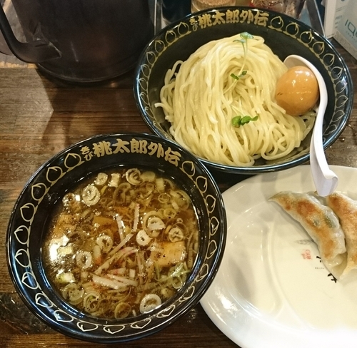 「味玉つけそば」@支那そば きび 桃太郎外伝の写真