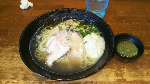 「（夏季限定）白い鶏人　味変ソースつき」@麺や 蒼輝 AOIKAGAYAKIの写真