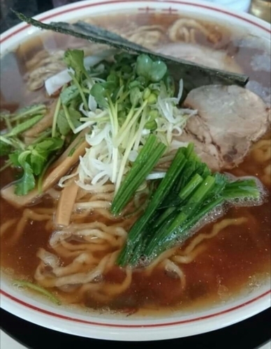 「手打ち煮干し中華そば」@手打ち中華そば 㐂八の写真