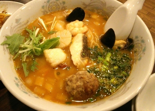 「白子流ブイヤベース麺　1080円」@チャイニーズレストラン大幸の写真