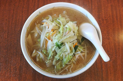 「タンメン(大盛り)」@栄楽飯店の写真