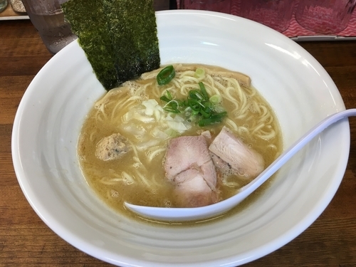 「濃厚鶏白湯そば」@麺屋 ゆるり。の写真