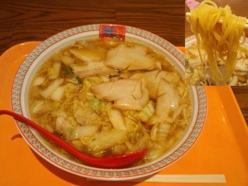 「8/16ラーメン大＋小チャーシュー1079円」@神座 マークイズみなとみらい店の写真