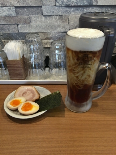 「ぼくのビール麺 800円」@麺屋 はちどりの写真