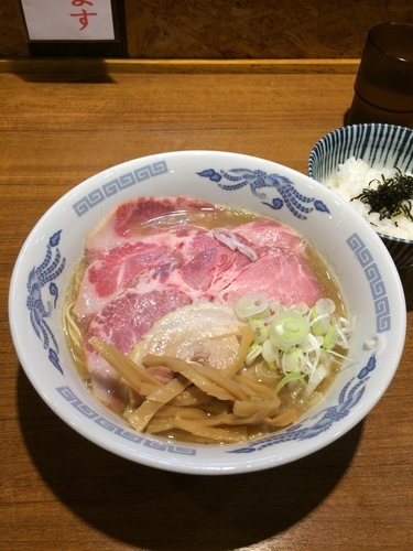 「豚✖️生魚あら炊き肉そば（限定）」@寿製麺よしかわ 川越店の写真