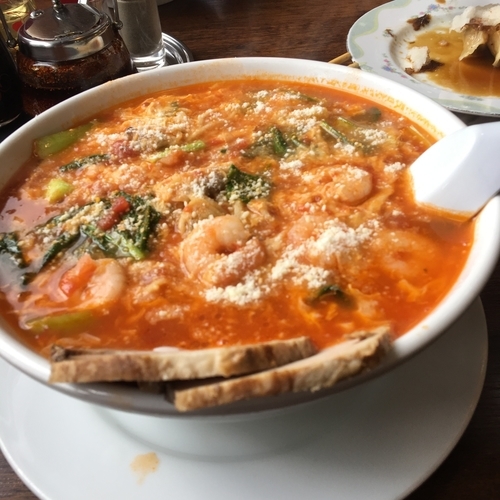 「トマトラーメン➕大盛➕チャーシュー✖︎2」@馬鹿旨の写真