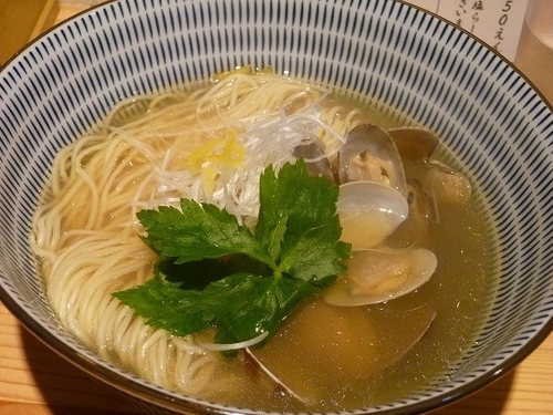 「貝塩らーめん」@鮮魚麺 海里の写真