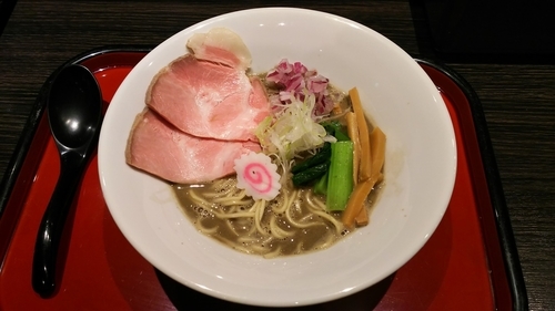 「濃厚煮干そば+和え玉」@鶏そば なんきち 東京店の写真