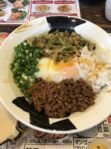 「[期間限定]汁無し坦々麺大盛り(サポーター価格)¥840」@どでかっちゃん 木更津店の写真