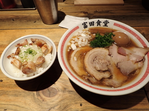 「特製煮干しそば(1080円)」@松戸中華そば 富田食堂の写真