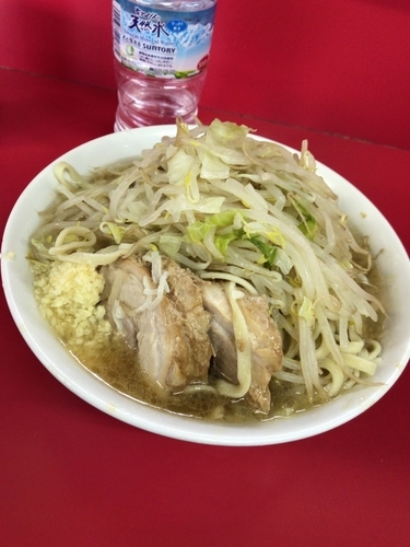 「小ラーメン（豚2枚）700円」@ラーメン二郎 茨城守谷店の写真