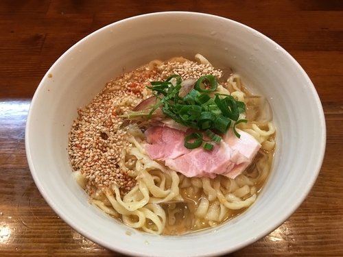 「ぶっかけみそらーめん（冷）900円」@つけめん かねかつの写真