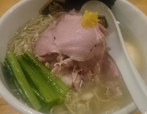 「特製真鯛らーめん ＋大盛り」@真鯛らーめん 麺魚の写真