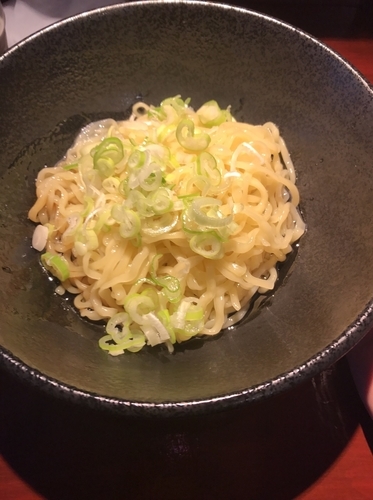 「朝そば」@油そば 静の写真